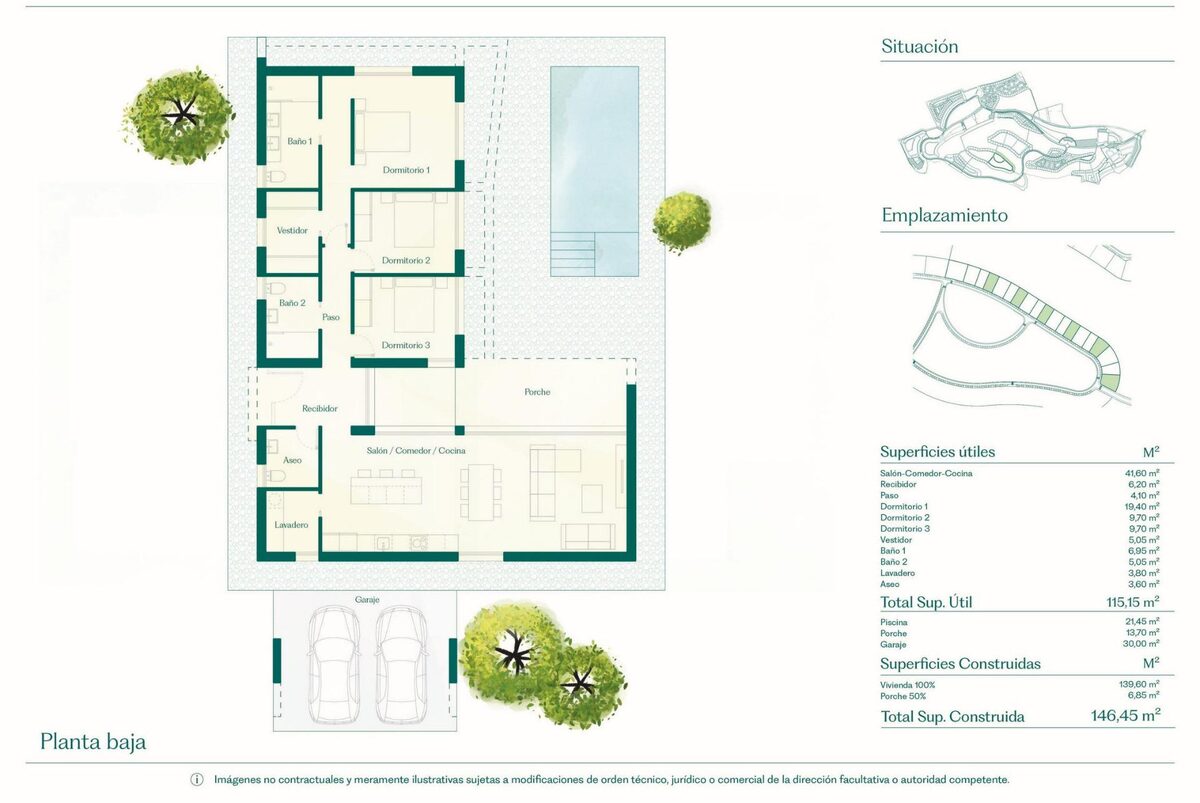 Вілла з 3 спальнями, 146м² в Фуенте-Аламо, Іспанія [ID: 0137-N8986]