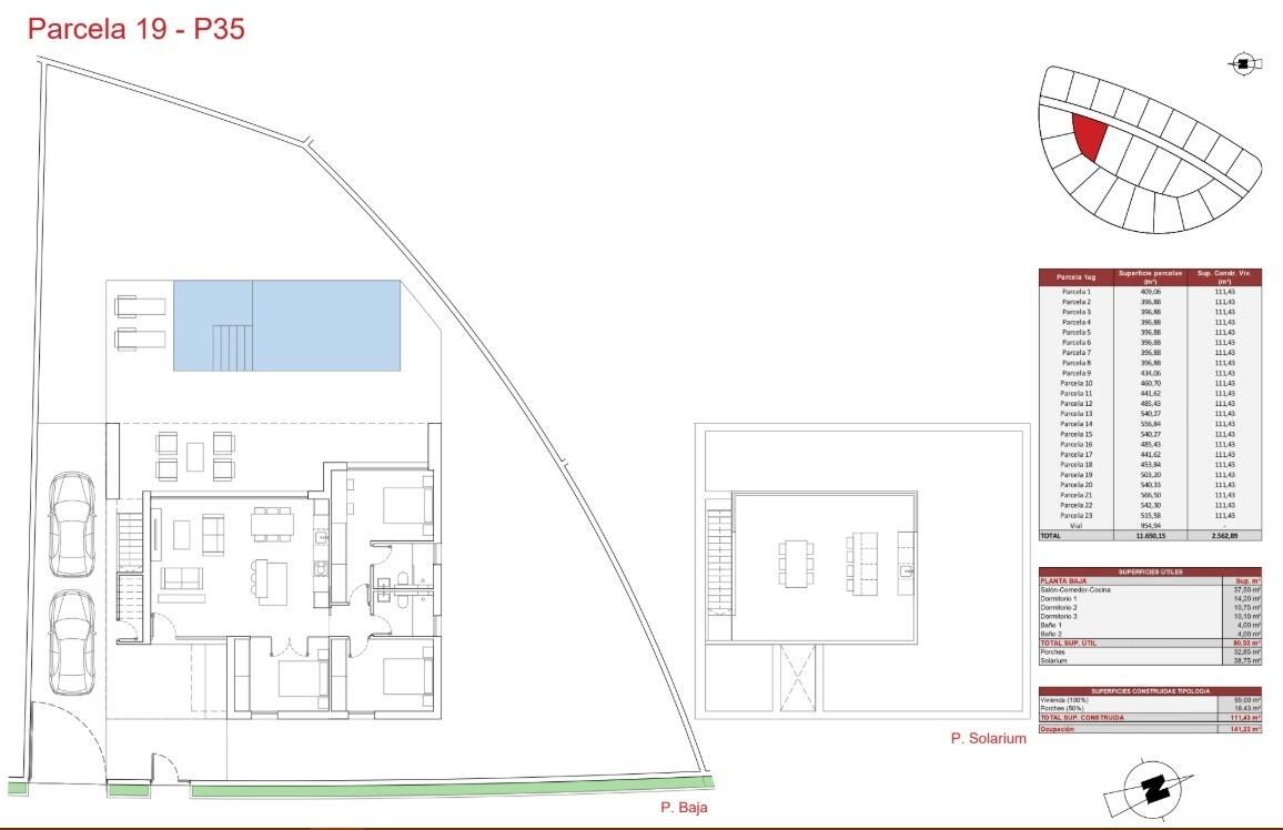 Willa z 3 sypialniami, 111m² w Фуенте-Аламо, Hiszpania [ID: 0137-N8988]