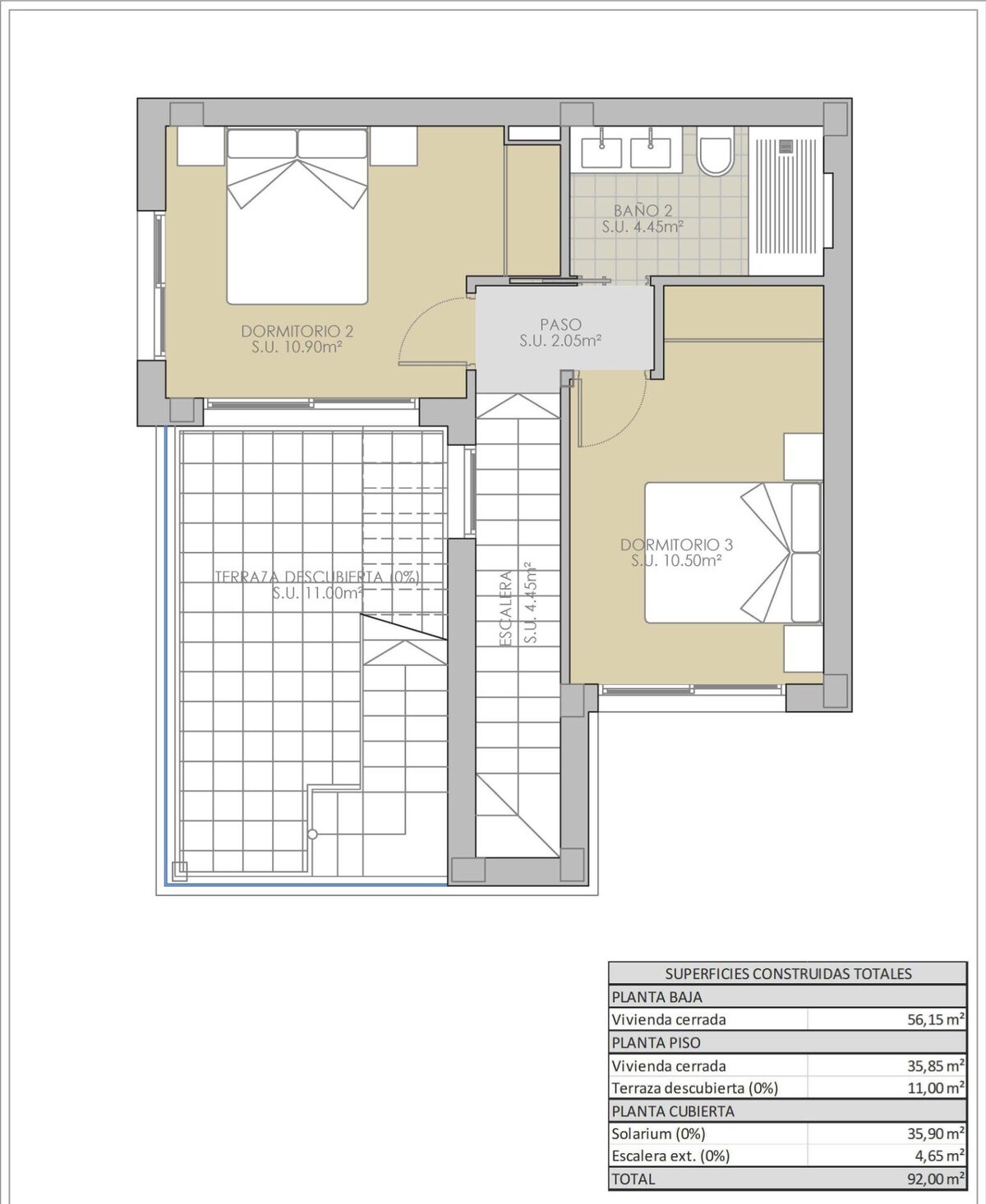 Вілла з 3 спальнями, 95м² в Оріуела, Іспанія [ID: 0137-N8973]