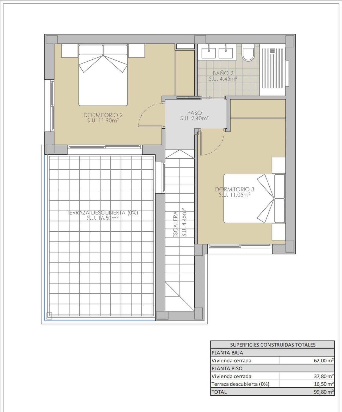 Вілла з 3 спальнями, 100м² в Оріуела, Іспанія [ID: 0137-N8974]