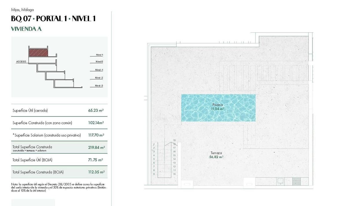 Penthouse z 2 sypialniami, 112m² w Mijas, Hiszpania [ID: 0137-N8963]