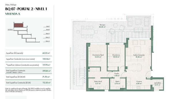Пентхаус в Михас, Испания, 112м² - изображение 6