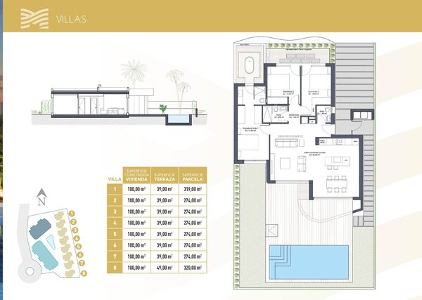Вилла в Лос-Алькасарес, Испания, 100м² - изображение 20