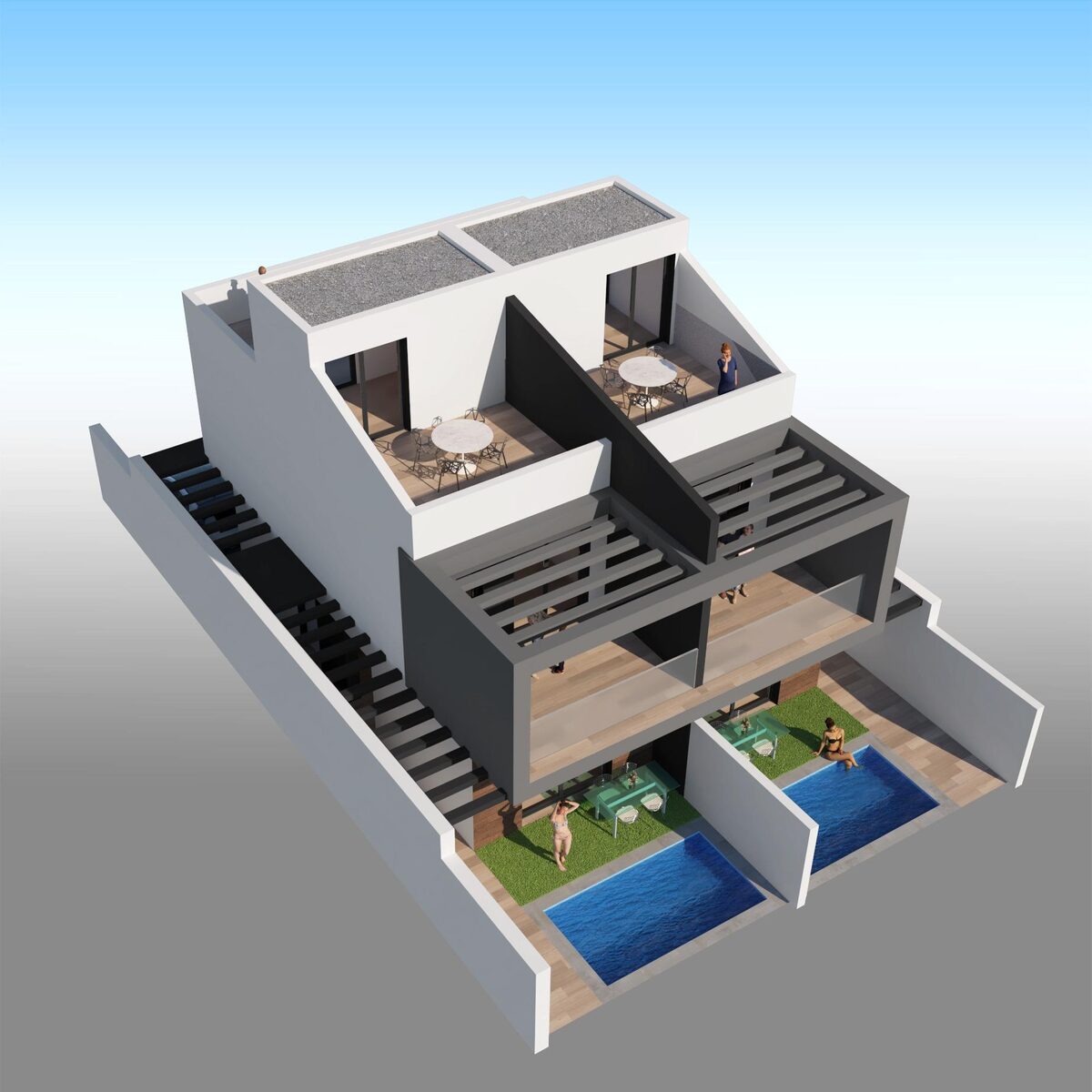 Villa with 3 bedrooms, 107m² in San Javier, Spain [ID: 0137-N8946]