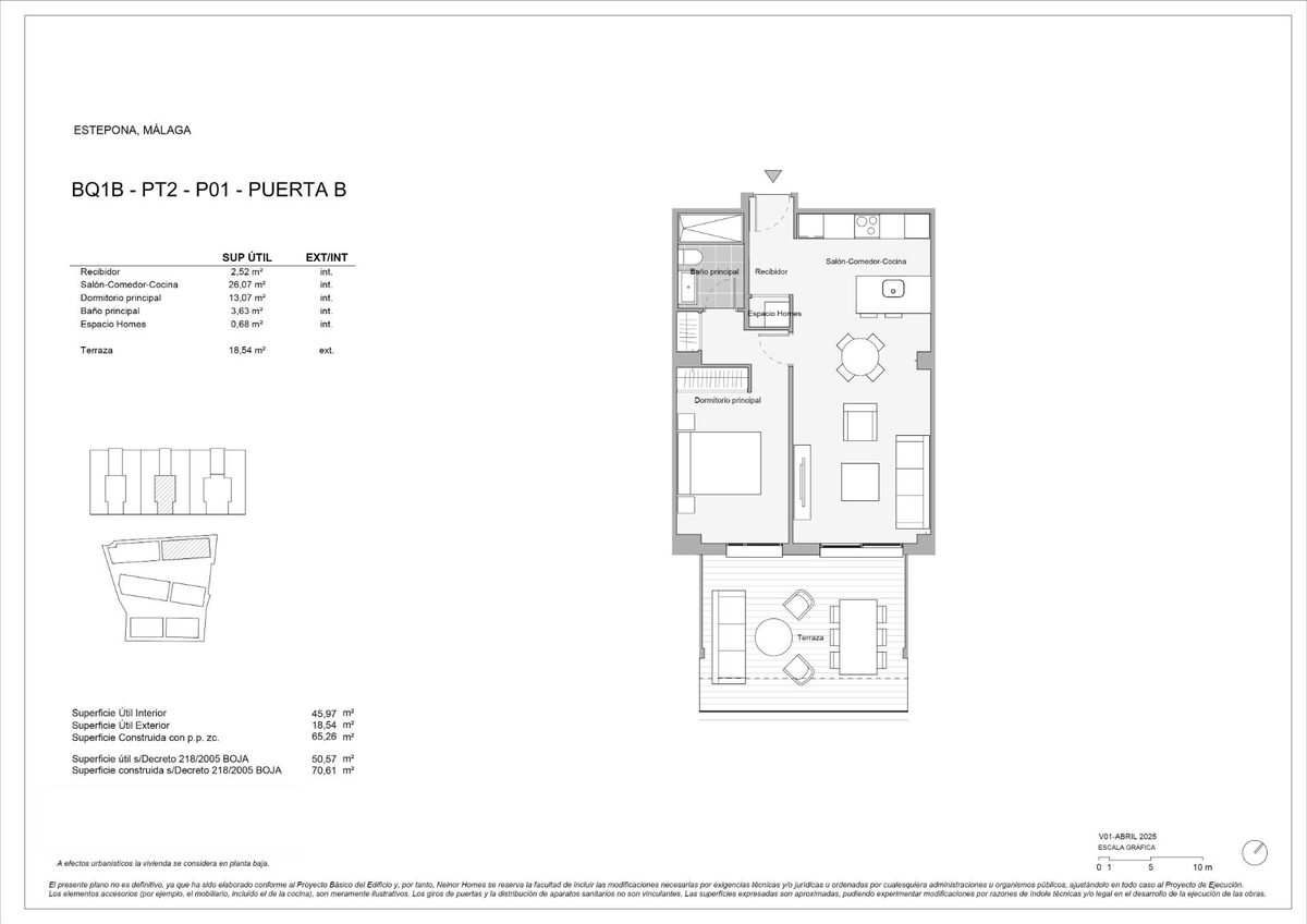 Apartment with 1 bedroom, 70m² in Estepona, Spain [ID: 0137-N8938]