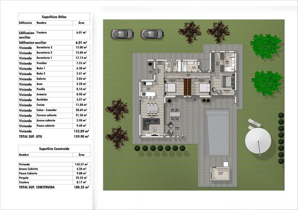 Вилла в Аспе, Испания, 188м² - изображение 7