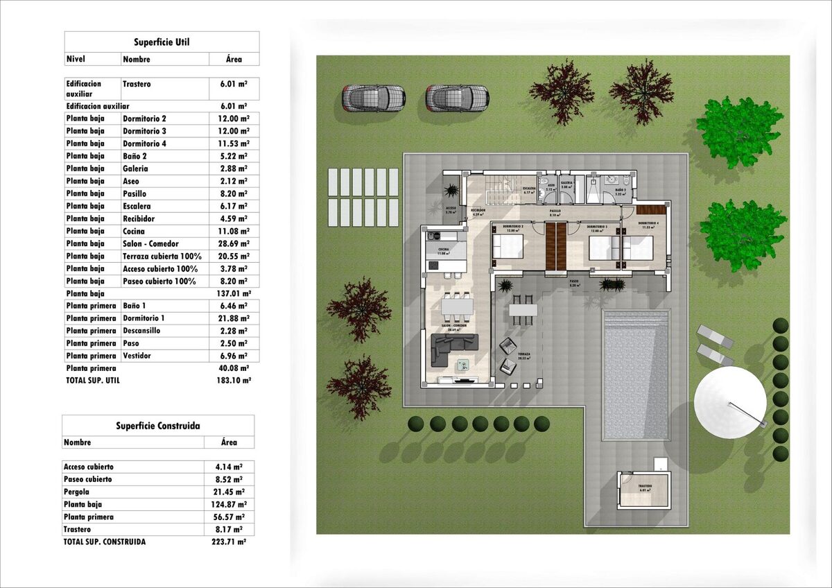 Villa with 4 bedrooms, 223m² in Aspe, Spain [ID: 0137-N8936]