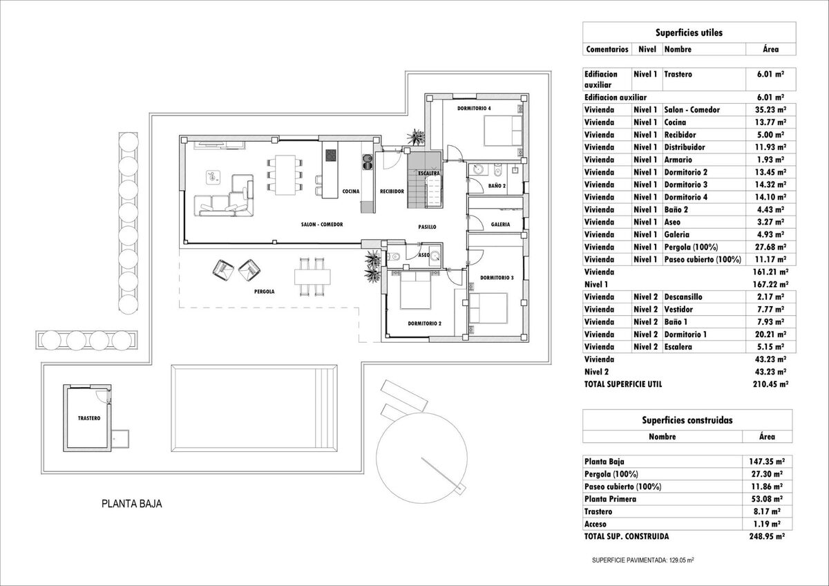 Villa with 4 bedrooms, 248m² in Aspe, Spain [ID: 0137-N8932]