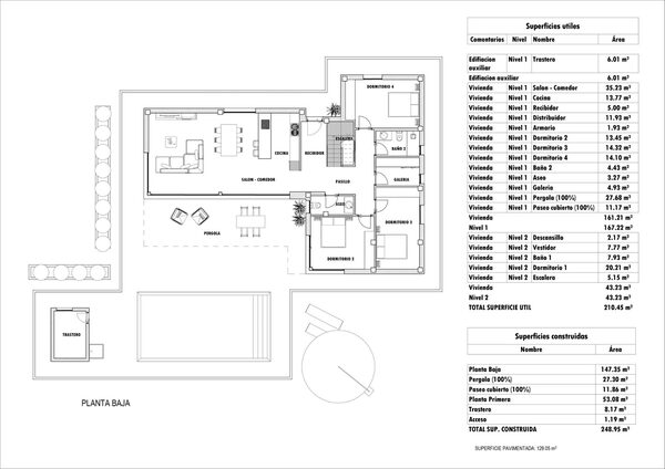 Вилла в Аспе, Испания, 248м² - изображение 22
