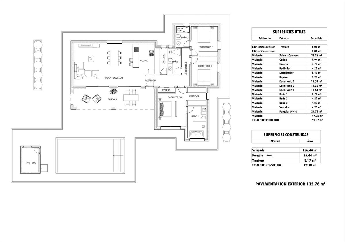 Villa with 3 bedrooms, 190m² in Aspe, Spain [ID: 0137-N8934]