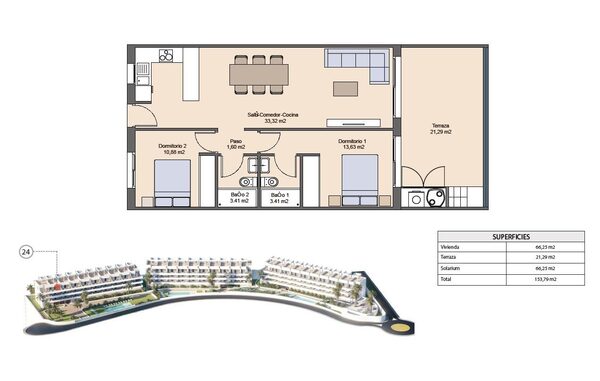 Пентхаус в Финестрат, Испания, 66м² - изображение 38