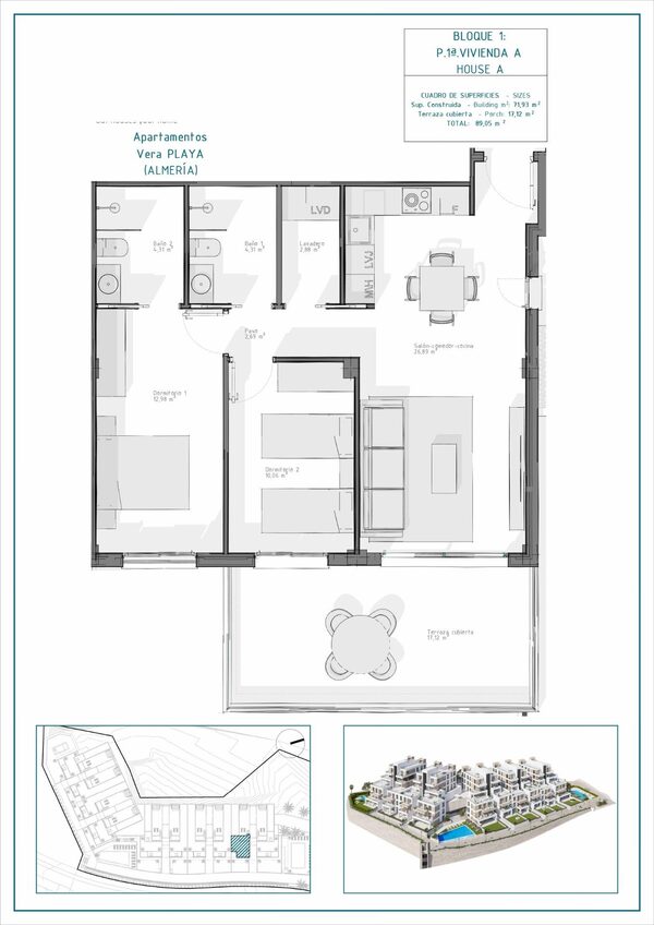 Apartments in Vera, Spain, 71m² - image 9