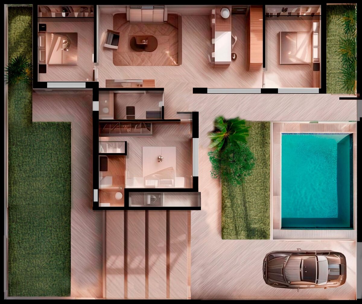 Villa with 3 bedrooms, 80m² in Torre Pacheco, Spain [ID: 0137-N8902]