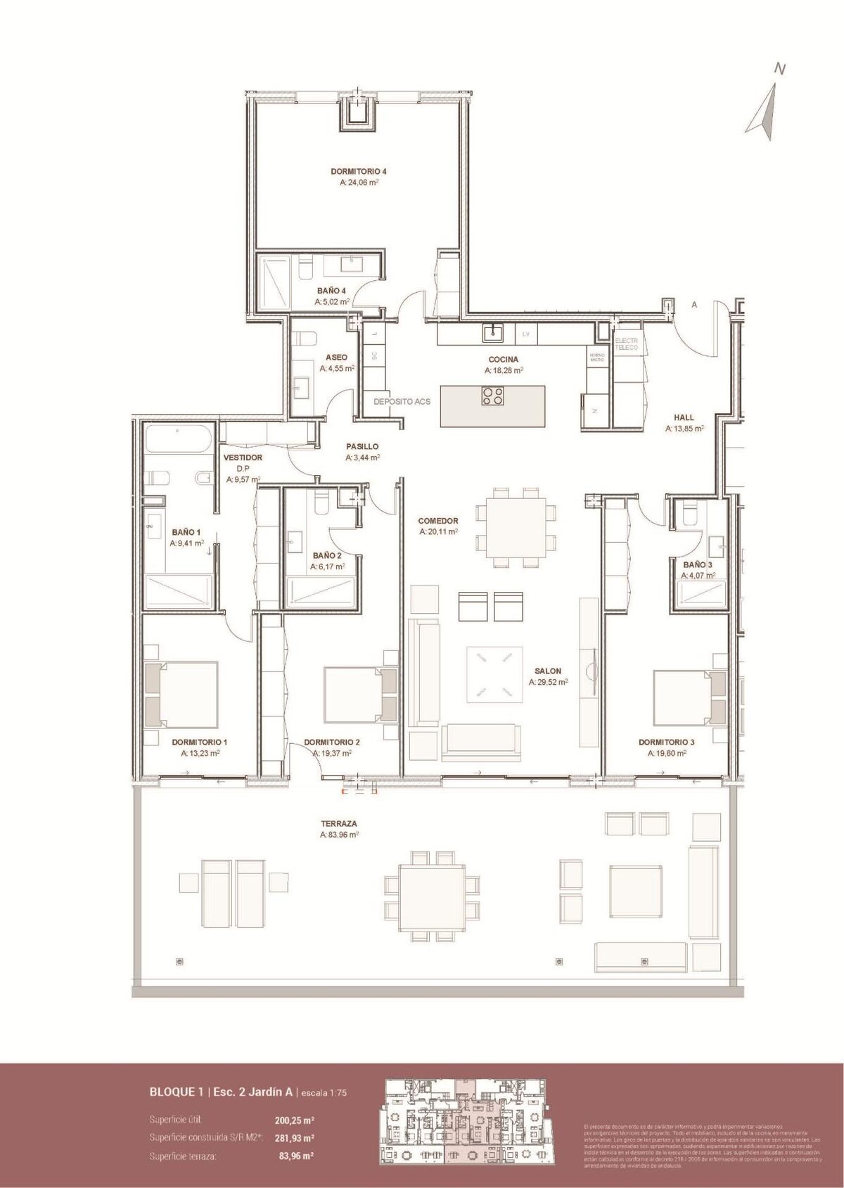 Квартира з 4 спальнями, 281м² в Естепона, Іспанія [ID: 0137-N8896]
