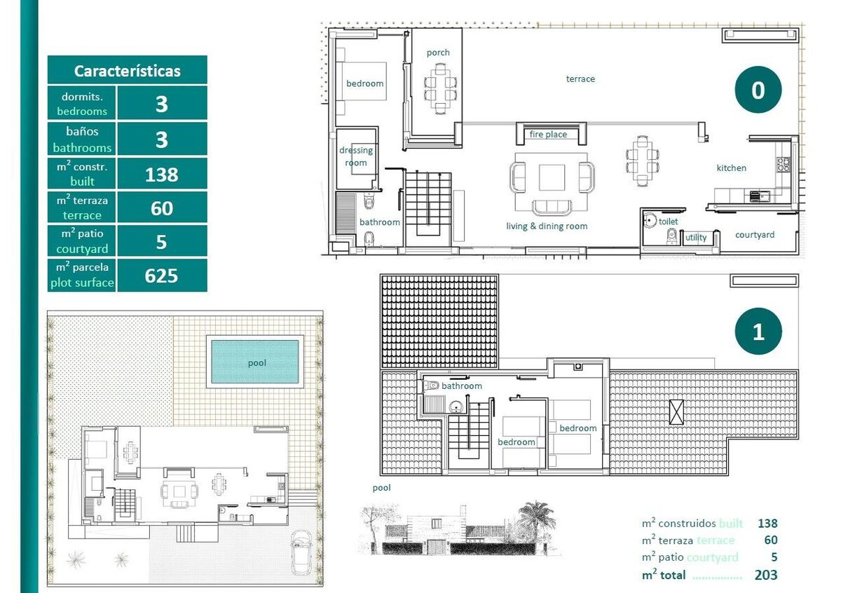 Villa with 3 bedrooms, 136m² in Sucina, Spain [ID: 0137-N8886]