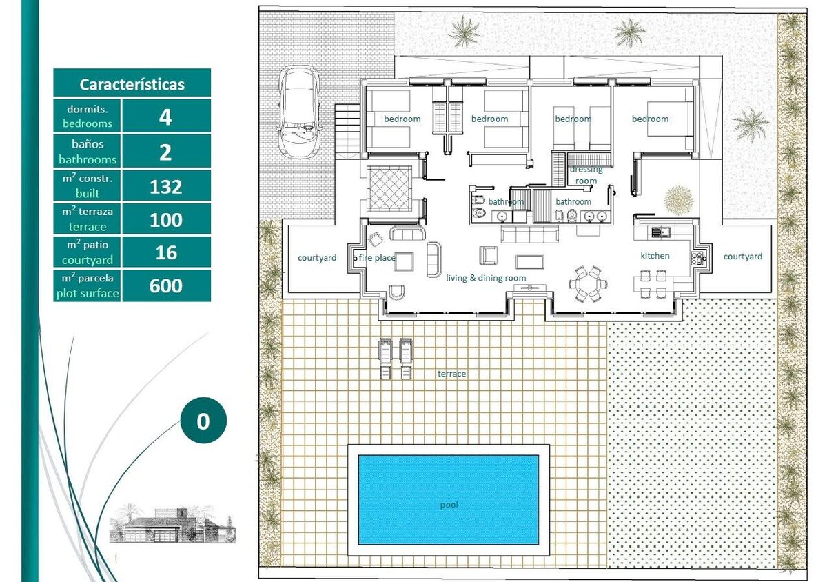 Villa with 4 bedrooms, 132m² in Sucina, Spain [ID: 0137-N8887]