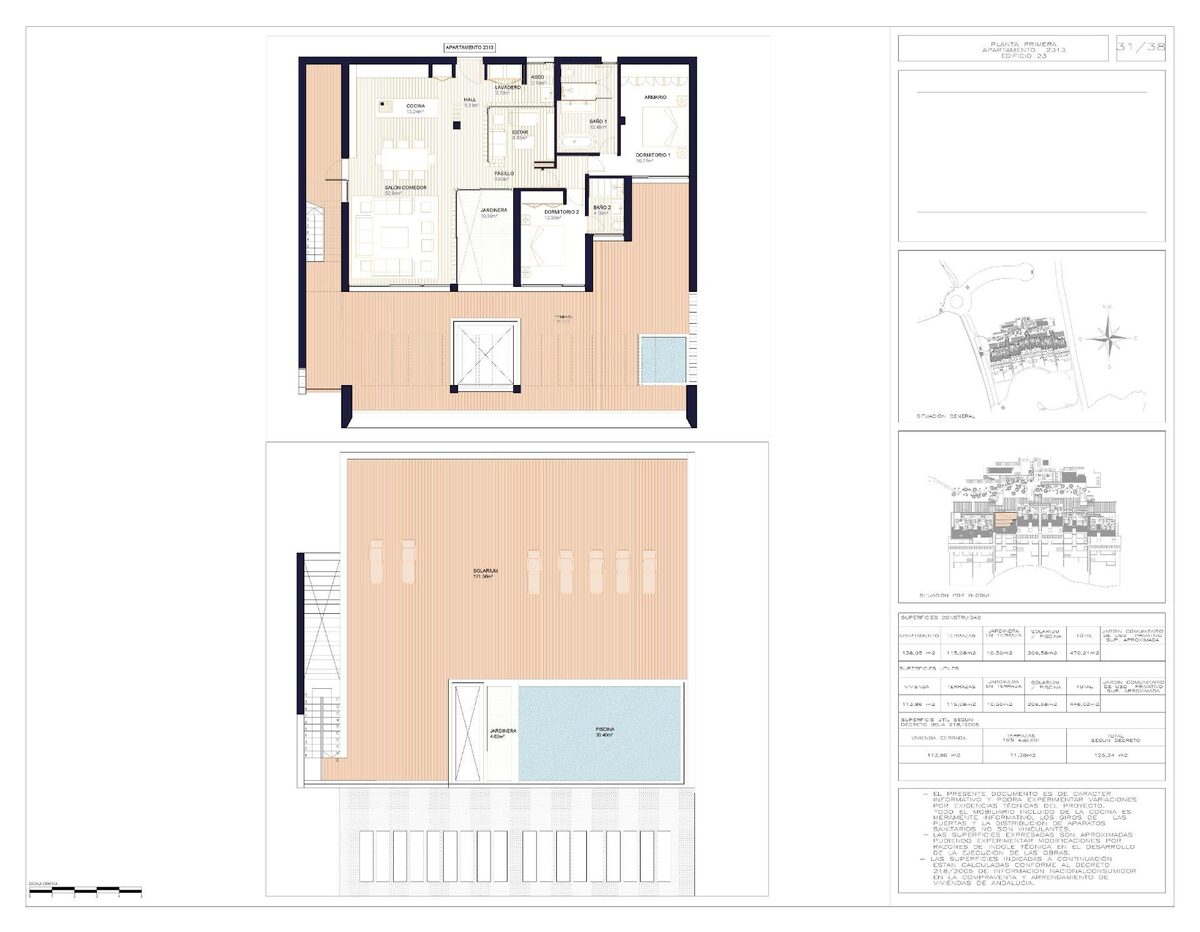 Penthouse z 2 sypialniami, 138m² w Casares, Hiszpania [ID: 0137-N8875]