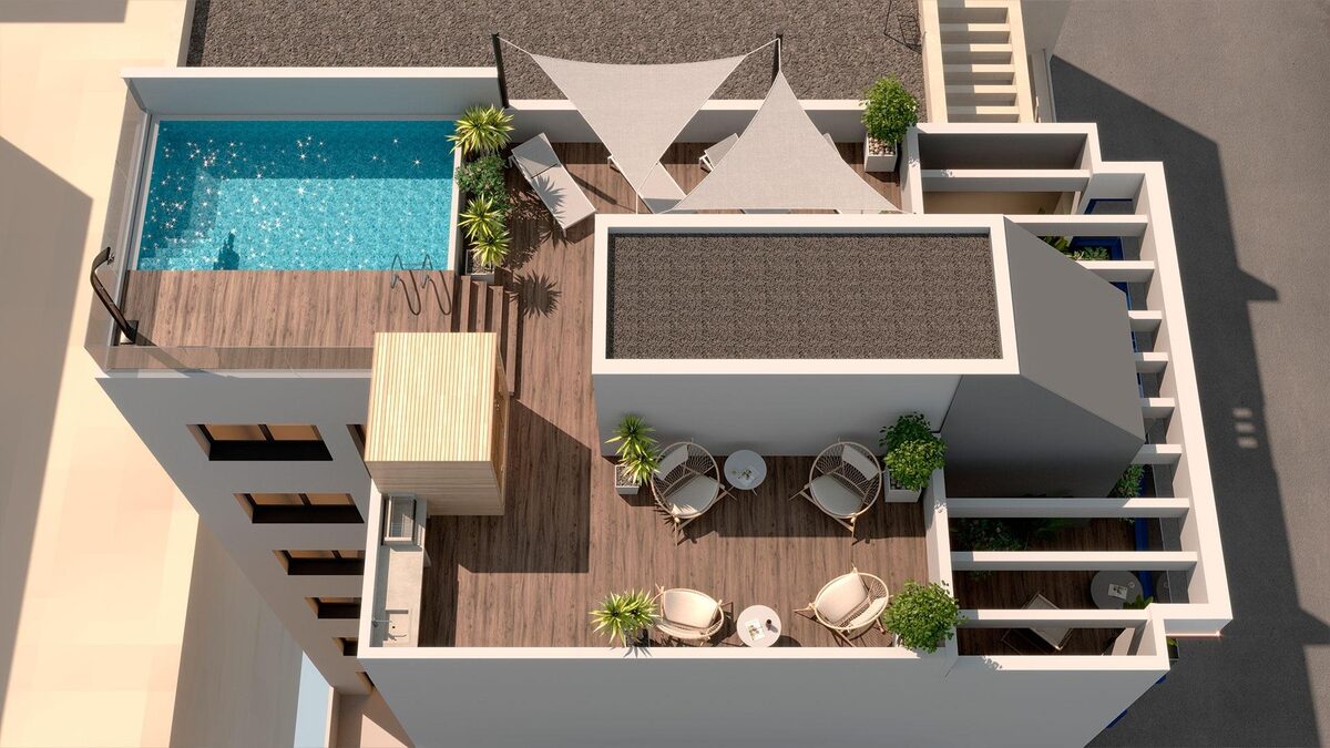 Penthouse z 1 sypialnią, 75m² w Torrevieja, Hiszpania [ID: 0137-N8860]