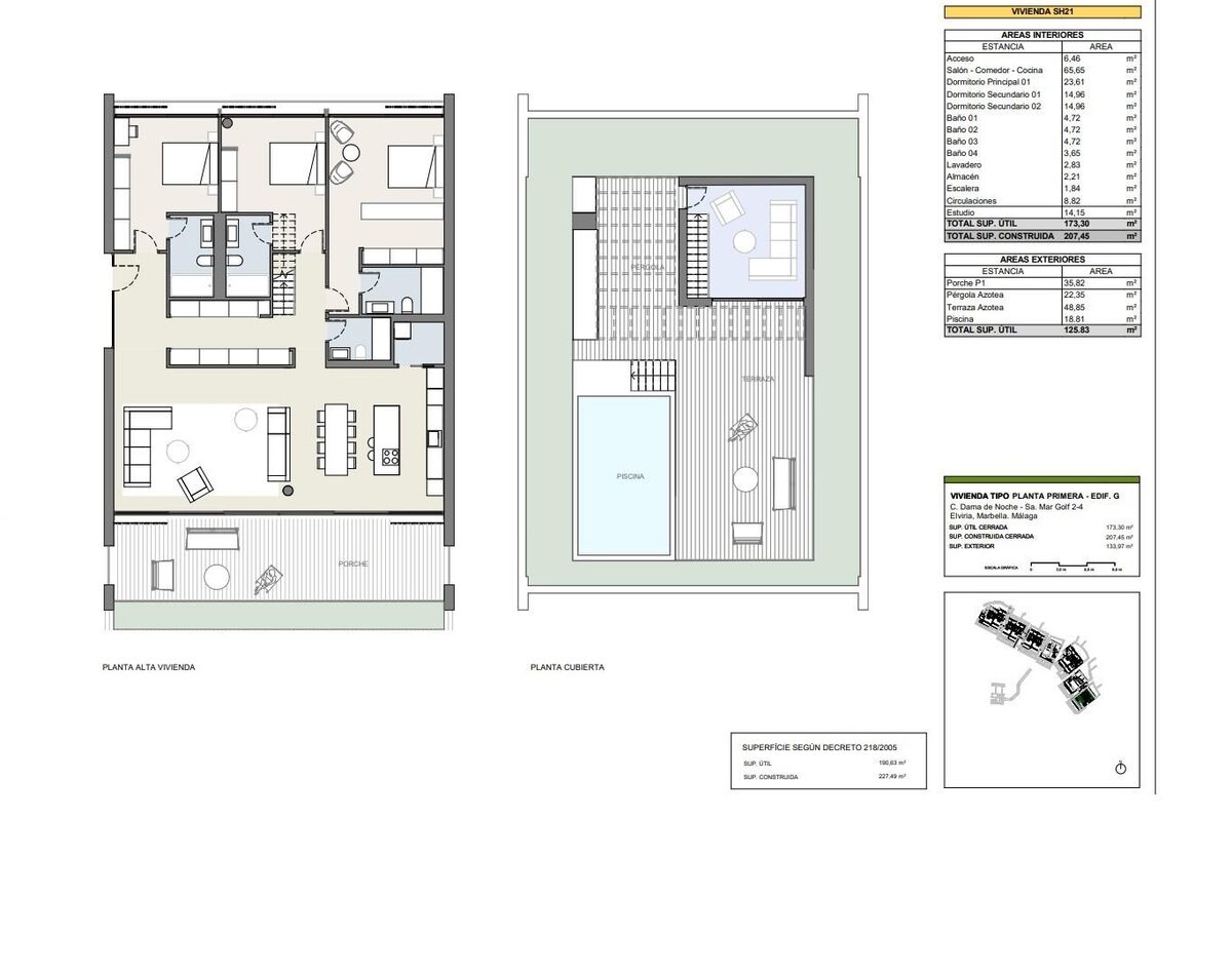 Bungalow z 3 sypialniami, 244m² w Марбелья, Hiszpania [ID: 0137-N8847]