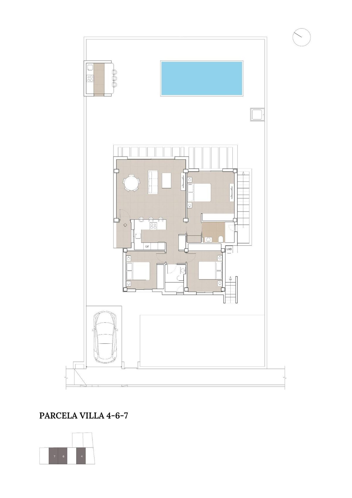 Вілла з 3 спальнями, 108м² в Полоп, Іспанія [ID: 0137-N8842]