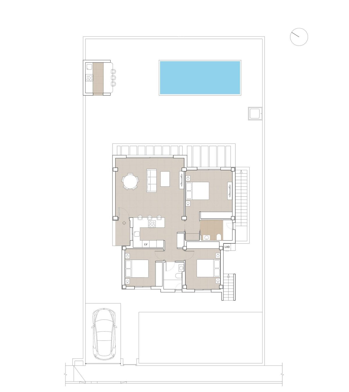 Вілла з 3 спальнями, 108м² в Полоп, Іспанія [ID: 0137-N8842]