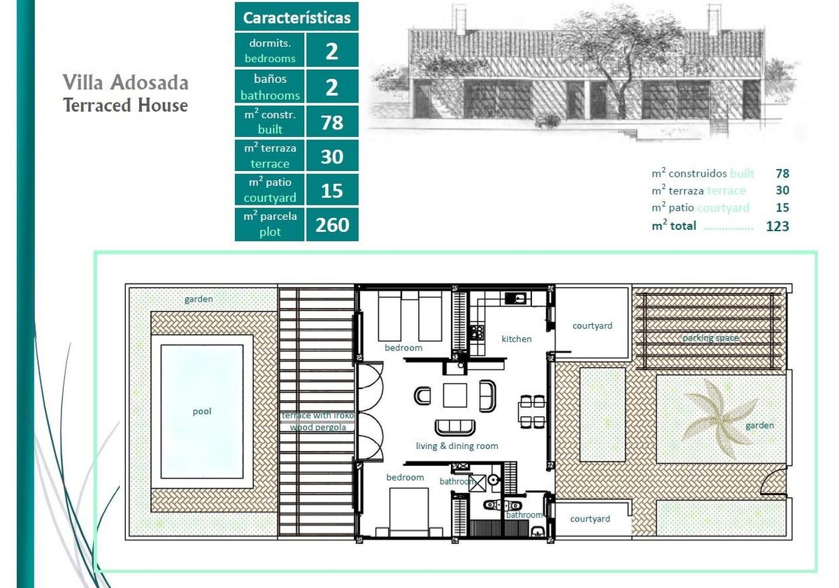 Townhouse with 2 bedrooms, 78m² in Sucina, Spain [ID: 0137-N8811]