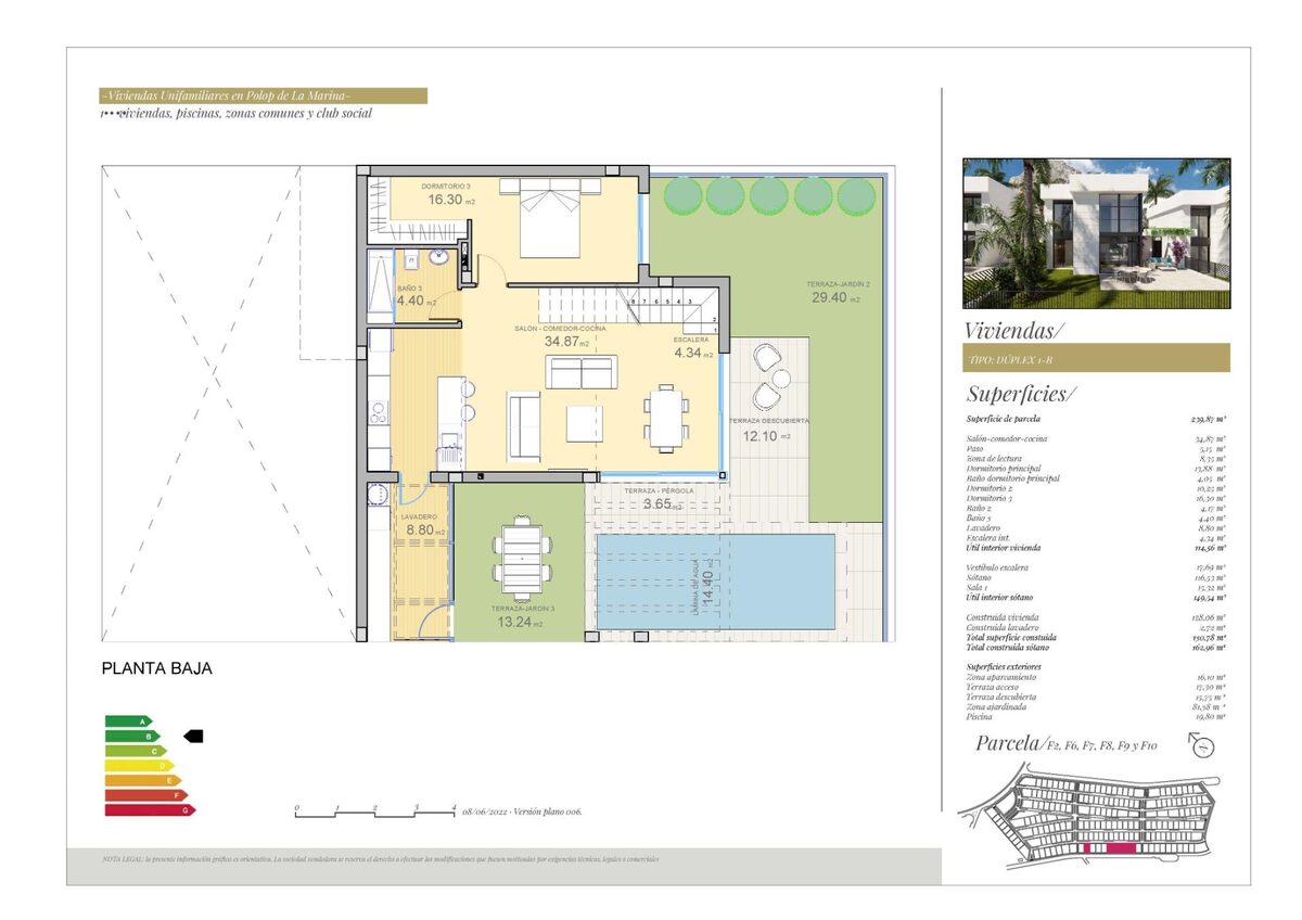 Villa with 3 bedrooms, 277m² in Polop, Spain [ID: 0137-N8805]