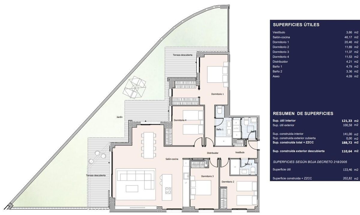 Apartment with 4 bedrooms, 196m² in Марбелья, Spain [ID: 0137-N8798]