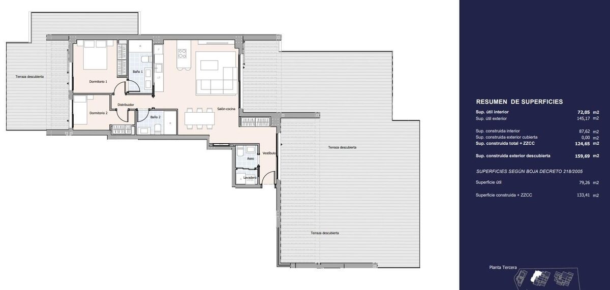 Пентхаус с 2 спальнями, 127м² в Марбелья, Испания [ID: 0137-N8799]