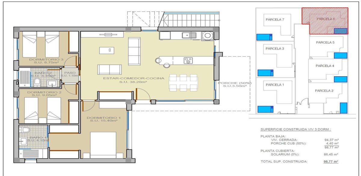 Willa z 3 sypialniami, 98m² w Рохалес, Hiszpania [ID: 0137-N8759]
