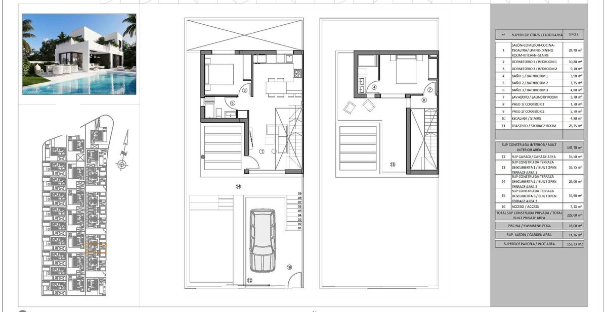 Вилла с 2 спальнями, 145м² в Финестрат, Испания [ID: 0137-N8752]