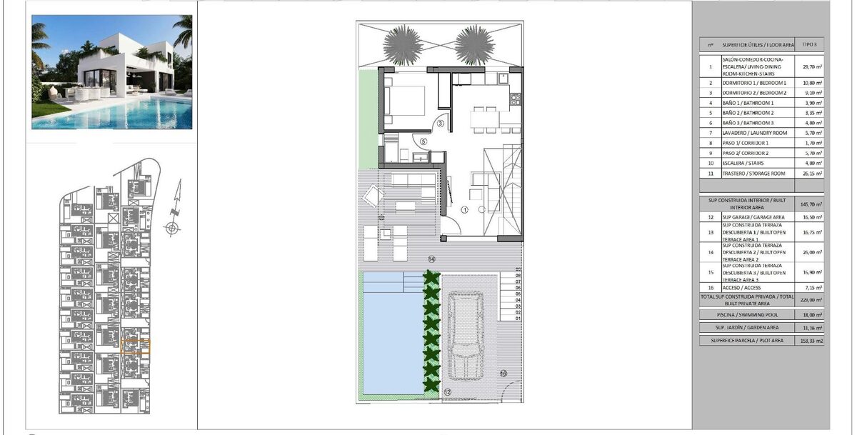 Вилла с 2 спальнями, 145м² в Финестрат, Испания [ID: 0137-N8752]