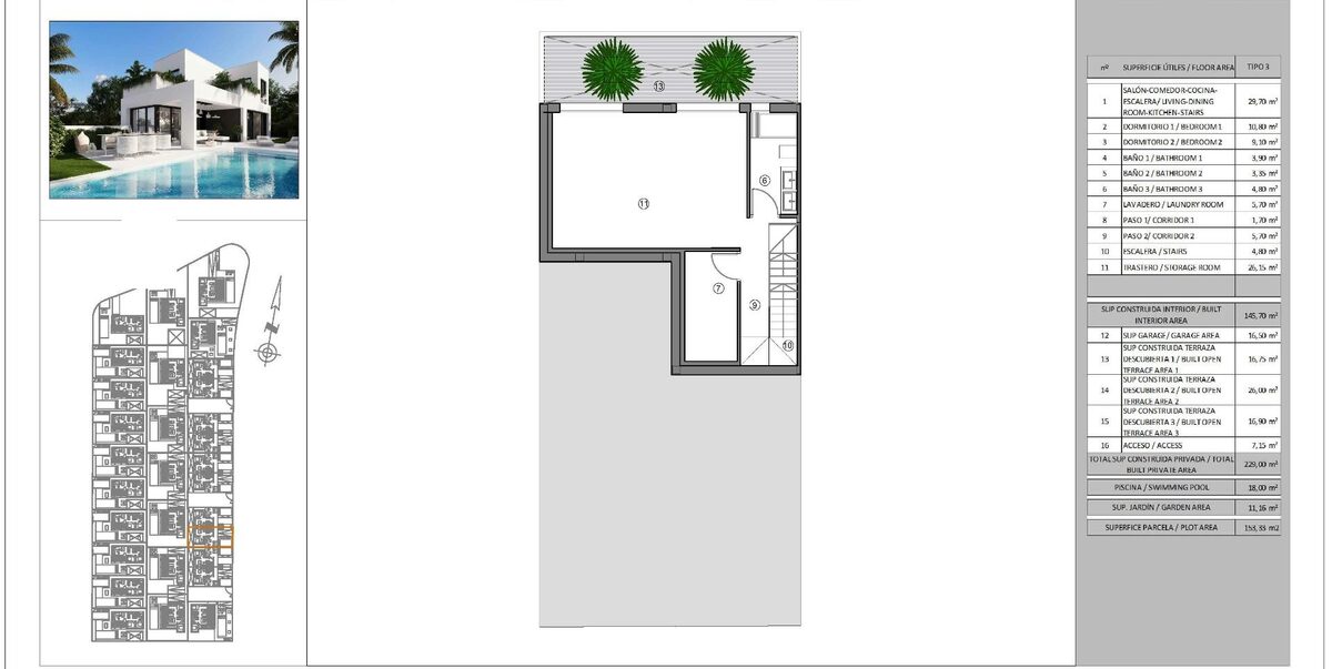 Вилла с 2 спальнями, 145м² в Финестрат, Испания [ID: 0137-N8752]