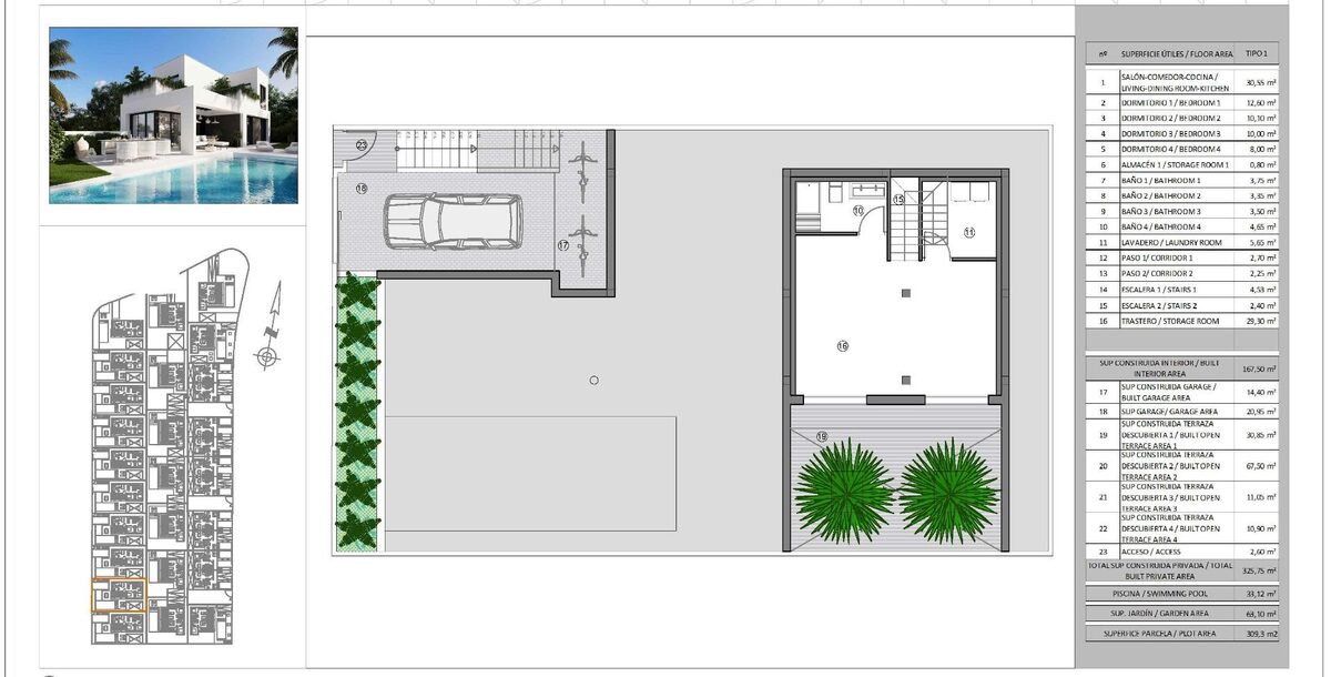 Willa z 4 sypialniami, 167m² w Finestrat, Hiszpania [ID: 0137-N8749]