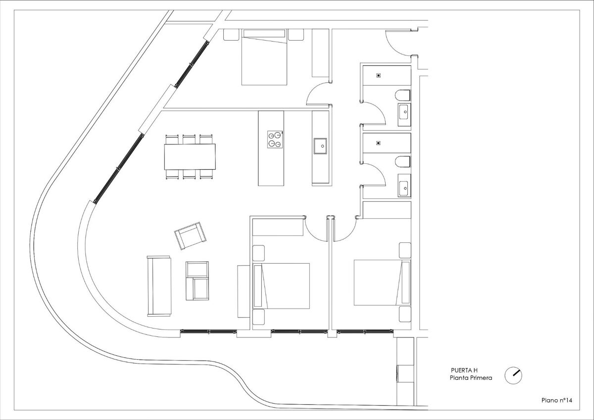 Квартира з 3 спальнями, 154м² в Кальпе, Іспанія [ID: 0137-N8714]