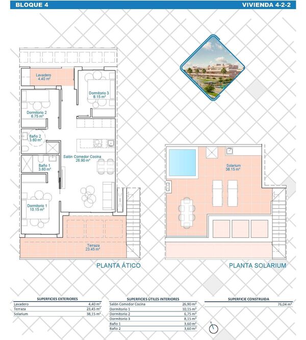 Пентхаус в Пилар-де-ла-Орадада, Испания, 76м² - изображение 32