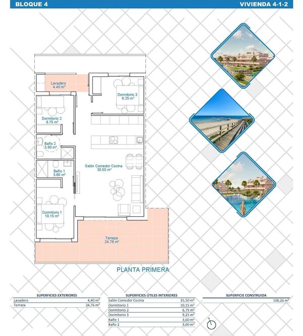 Квартира в Пилар-де-ла-Орадада, Испания, 100м² - изображение 28
