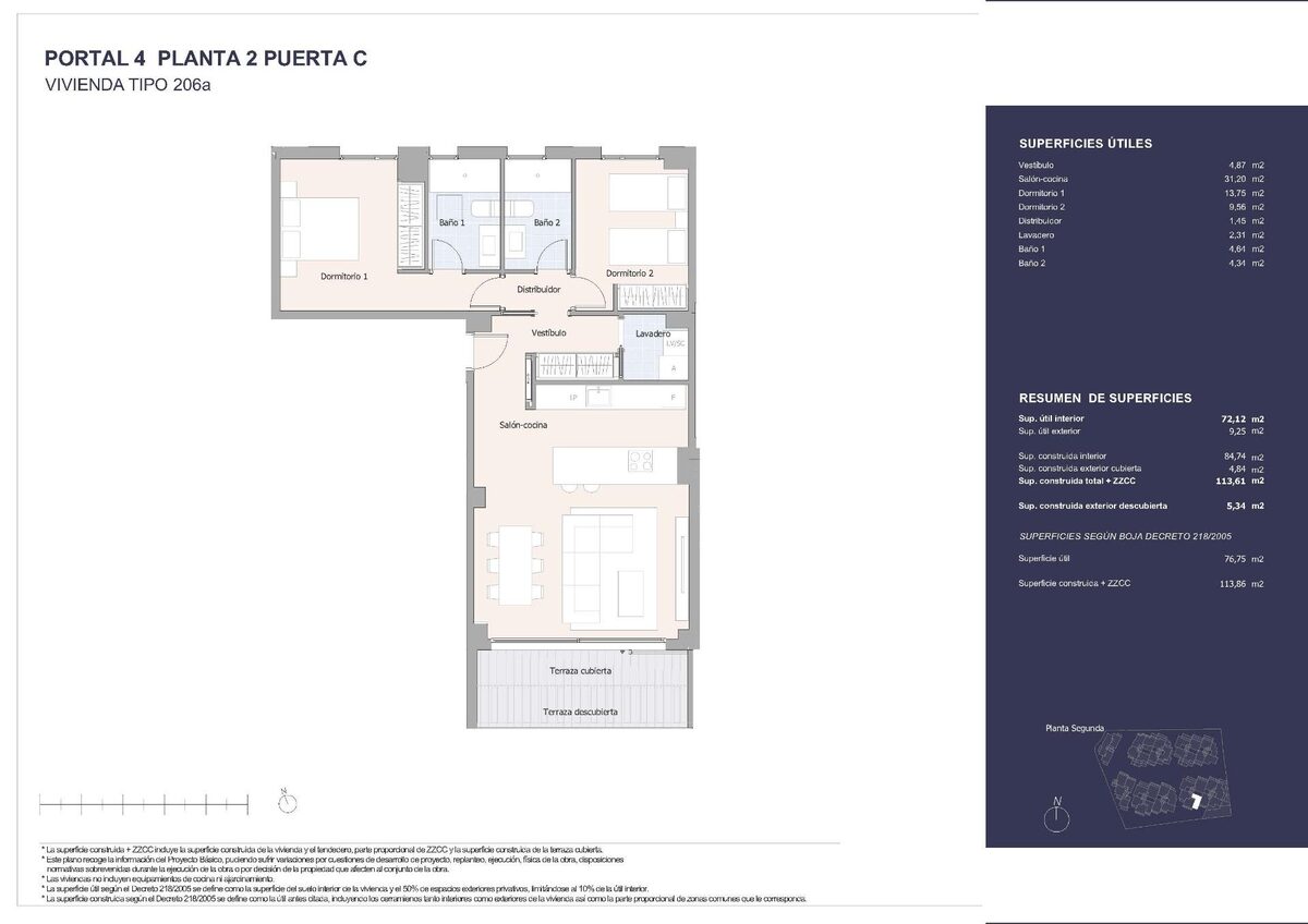 Apartment with 2 bedrooms, 113m² in Марбелья, Spain [ID: 0137-N8682]