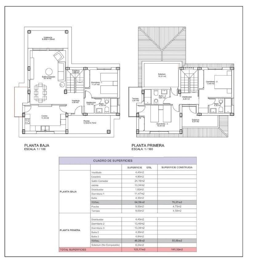 Villa with 3 bedrooms, 141m² in lorca, Spain [ID: 0137-N8665]