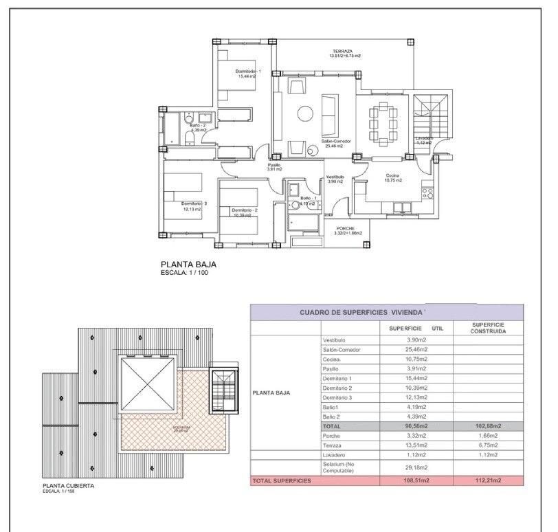 Villa with 3 bedrooms, 112m² in lorca, Spain [ID: 0137-N8664]