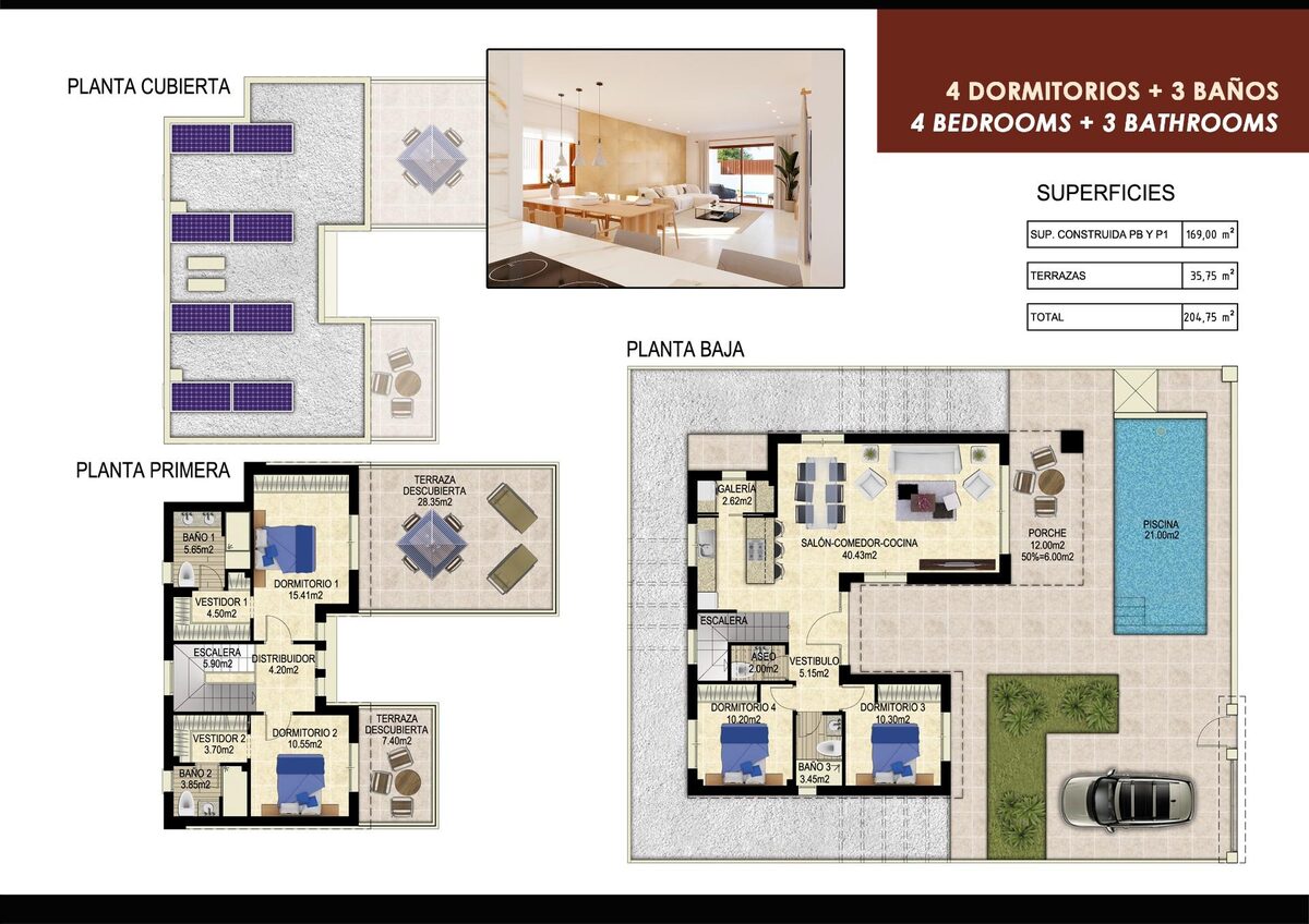 Willa z 4 sypialniami, 169m² w orihuela, Hiszpania [ID: 0137-N8640]