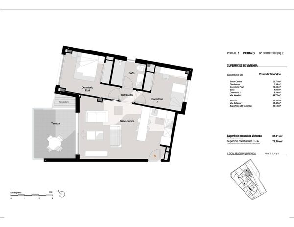 Apartament w Estepona, Hiszpania, 72m² - obraz 5