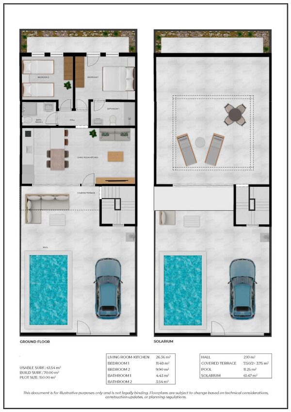 Таунхаус в Фуенте-Аламо, Испания, 70м² - изображение 10
