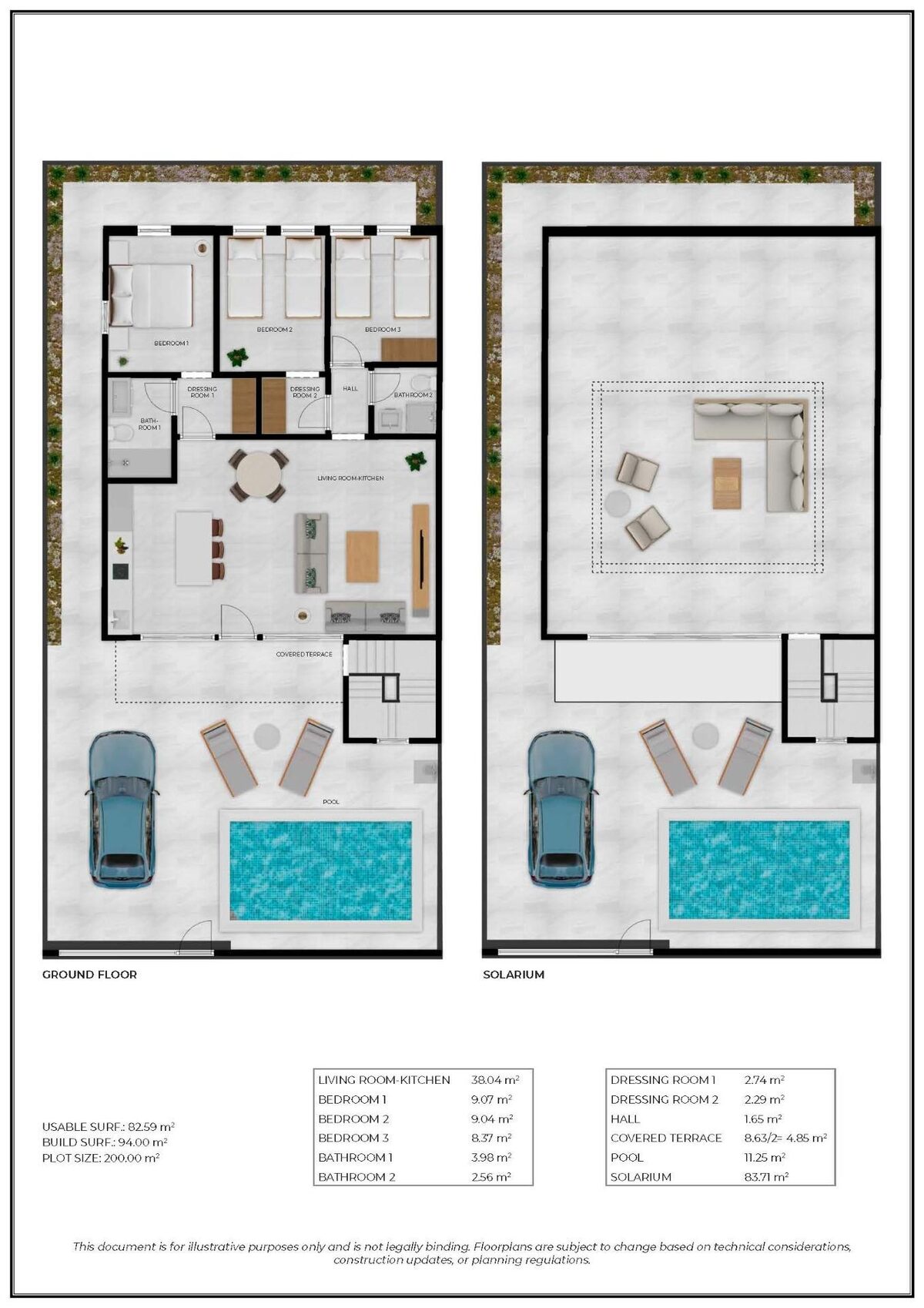 Villa with 3 bedrooms, 94m² in Fuente Alamo, Spain [ID: 0137-N8618]