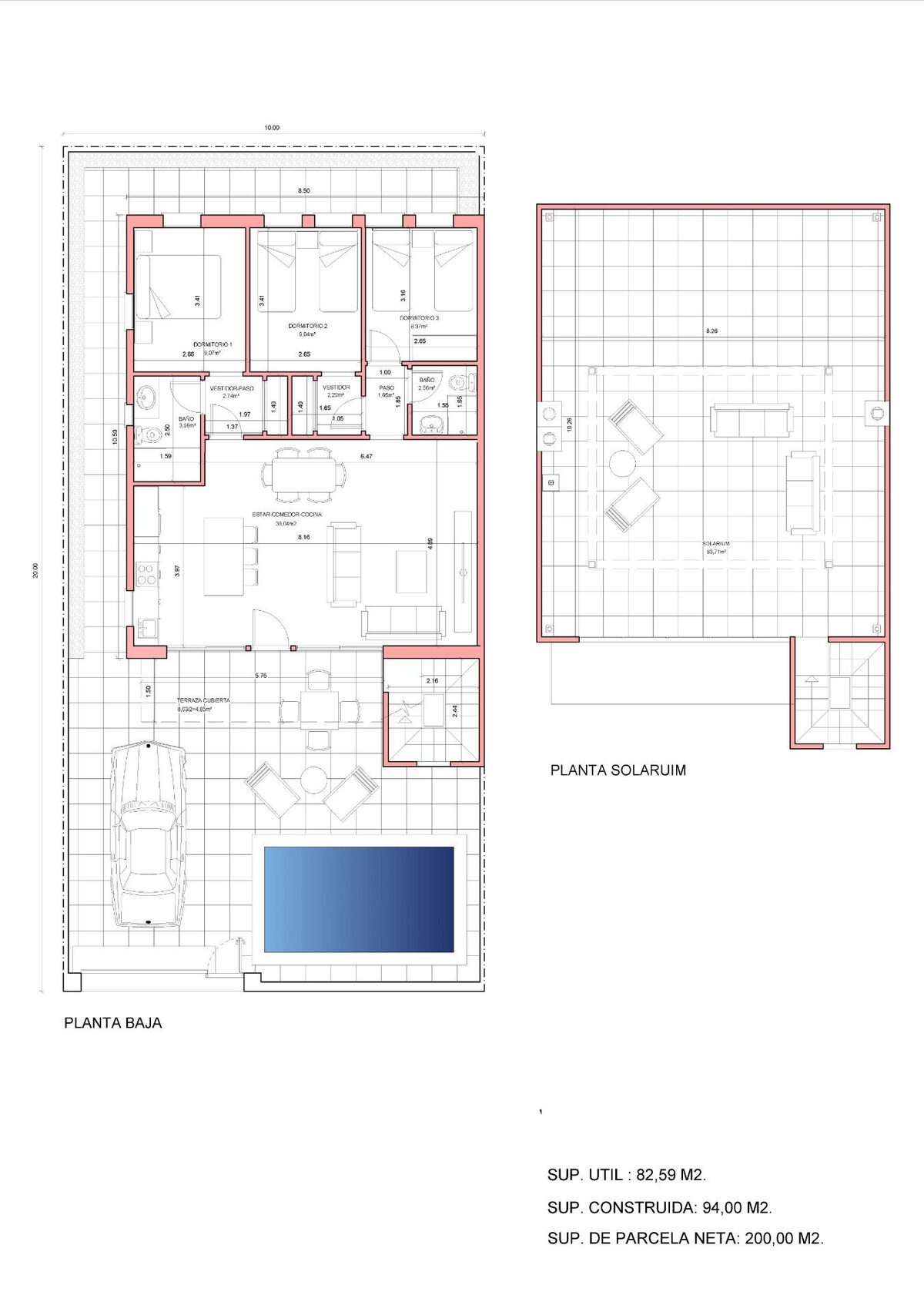 Villa with 3 bedrooms, 94m² in Fuente Alamo, Spain [ID: 0137-N8618]