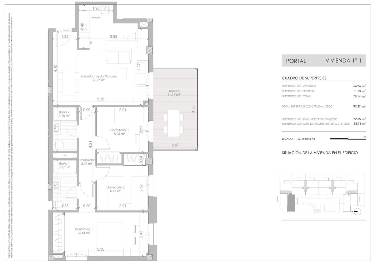 Квартира с 3 спальнями, 98м² в Михас, Испания [ID: 0137-N8584]