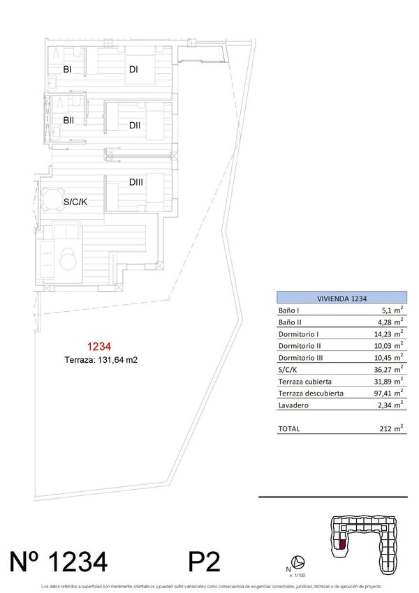 Квартира в Сан-Мигель-де-Салинас, Испания, 96м² - изображение 15