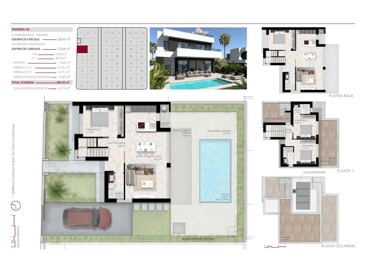 Villa with 3 bedrooms, 123m² in Ciudad Quesada, Spain [ID: 0137-N8543]