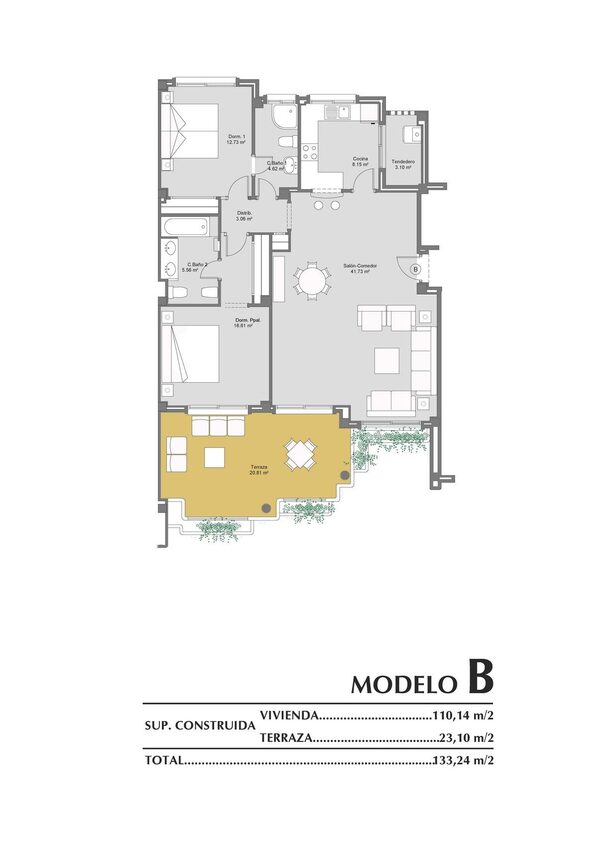 Квартира в Ориуэла Коста, Испания, 109м² - изображение 47