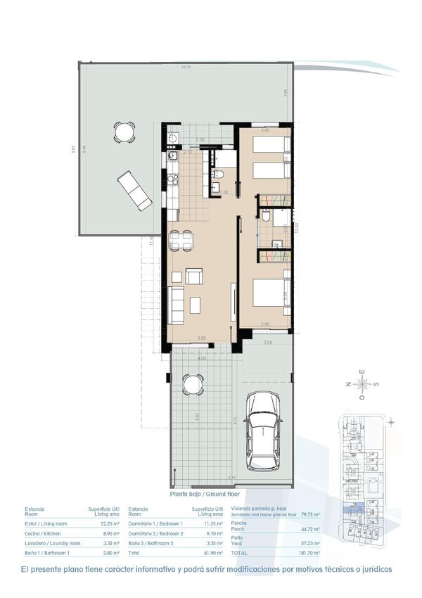 Bungalow w Pilar de la Horadada, Hiszpania, 79m² - obraz 23